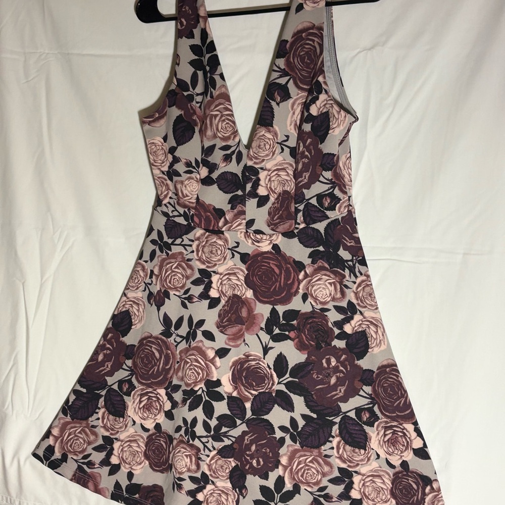 Floral V-Neck Dress